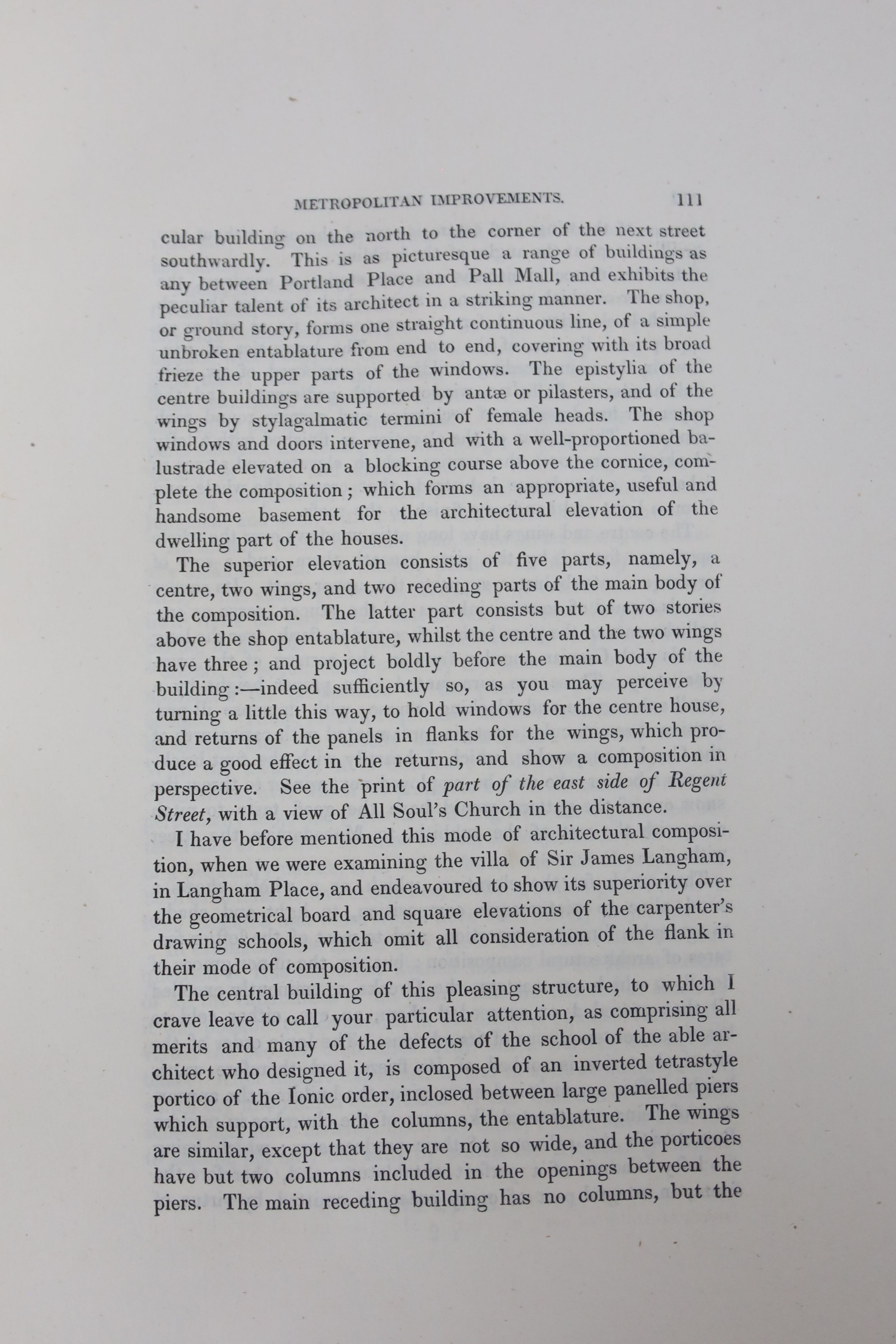 London in the Nineteenth Century, 1829, 2 vols, illustrated by a Series of - Views from the original drawings by Thomas H. Shepherd
